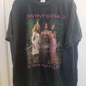 Destiny's Child 2005 World tour T-Shirt - Black